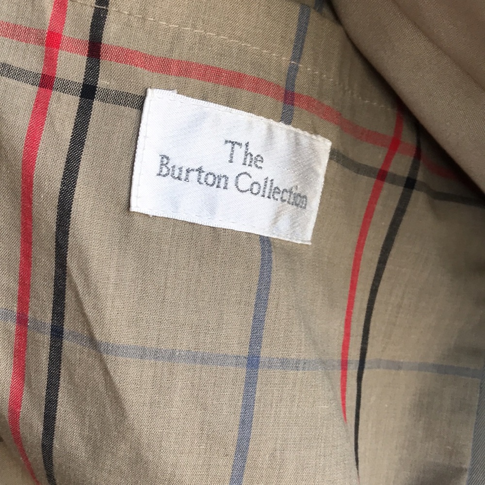 The Burton Collection long Khaki trench coat - Picture 14 of 14